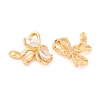 Brass Micro Pave Cubic Zirconia Charms KK-S389-03G-04-2