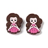 Princess Food Grade Silicone Focal Beads SIL-A008-05B-1