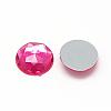 Acrylic Rhinestone Flat Back Cabochons GACR-Q008-8mm-10-2