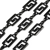 304 Stainless Steel Rectangle Link Chains CHS-Z007-16B-1
