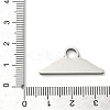304 Stainless Steel Pendants STAS-P433-12B-P-3