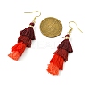 Colorful Tassel Pendants Dangle Earrings for Women EJEW-JE06108-3