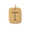 304 Stainless Steel Charms LS-STAS-R001-01G-T-1