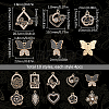 40Pcs 10 Style Alloy Enamel Pendants FIND-SC0008-32-2