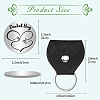 2Pcs 2 Style PU Leather Guitar Clip AJEW-CN0001-21C-2