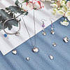 36Pcs 6 Style 304 Stainless Steel Pendants STAS-UN0024-76-4