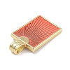 Real 18K Gold Plated Rack Plating Brass Enamel Pendants KK-M293-43G-04-2