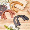 6Pcs 3 Style Wooden U-Shaped Bag Handles FIND-PH0010-45-4