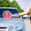Plastic Traffic Sign DIY-WH0504-365-4