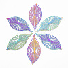 Ion Plating(IP) 201 Stainless Steel Filigree Big Pendants LS-X-STAS-T057-09-1