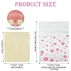 200Pcs Earring Displays Cards CDIS-FS0001-16-5