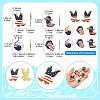 16Pcs 8 Styles Independence Day Alloy Enamel Pendants ENAM-FS0003-94-4