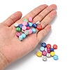 100Pcs 10 Colors Handmade Polymer Clay Beads CLAY-YW0001-64-5