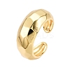 Brass Open Cuff Rings for Women X-RJEW-D016-08G-3
