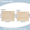 WADORN 2Pcs 2 Styles PU Imitation Leather Bag Organiser Inserts DIY-WR0002-87B-2