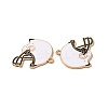 Alloy Enamel Pendants PALLOY-E028-04G-04-2