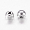 Round Vintage Style Antique Silver Tone Spacer Beads X-LF1078Y-NF-2