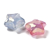 Star UV Plating Luminous Rainbow Iridescent Acrylic Beads LACR-R001-11A-5