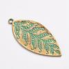 Tibetan Style Alloy Pendants PALLOY-F187-26ABG-1