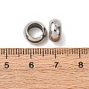 Tarnish Resistant Rondelle 304 Stainless Steel Beads STAS-N020-01-10mm-4
