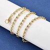 2.5MM Brass Oval Link Chain Necklaces X-NJEW-M108-20G-5