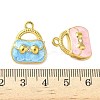 304 Stainless Steel Enamel Pendants STAS-I346-63G-3