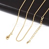 Long-Lasting Plated Brass Curb Chain Necklaces LS-NJEW-K112-07G-NF-1