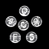 Transparent Acrylic European Beads MACR-K365-02B-06-1