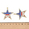 Independence Day Alloy Enamel Pendants ENAM-I069-01G-05-3