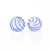 Transparent Handmade Blown Glass Globe Beads X-GLAA-T012-35C-07-2
