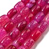 Natural Dragon Veins Agate Beads Strands G-A223-D11-01F-2