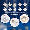 16Pcs 2 Colors 304 Stainless Steel Charms STAS-UN0035-45-4