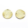 Brass Links Connectors KK-J279-38G-NR-2