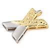 Brass Pendants PALLOY-S036-01G-X-2