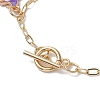 Witch & Ghost Alloy Enamel Charm Bracelets BJEW-JB10703-4