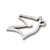 Animal Theme 304 Stainless Steel Pendants LS-STAS-D213-02C-P-2