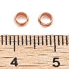 Brass Crimp Beads KK-S509-01RG-02-3