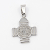 Non-Tarnish Fashionable 304 Stainless Steel Pendants STAS-J004-01-1