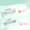 100Pcs Iron Hair Clip Findings PHAR-SC0001-002A-2