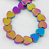 Non-magnetic Synthetic Hematite Beads Strands G-Q883-6x6mm-2-1
