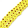 Handmade Millefiori Glass Bead Strands LAMP-N029-017A-07-1