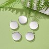304 Stainless Steel Pendant Cabochon Settings LS-X-STAS-F191-14S-F-4