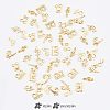 15 Sets 5 Colors Notes Symbol Alloy Cabochons DIY-OC0008-21-4