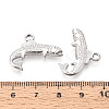 304 Stainless Steel Shark Pendants STAS-T069-12P-3