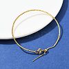 Brass Bangles for Women BJEW-G751-01G-1