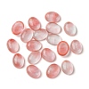 Cherry Quartz Glass Cabochons G-A094-01B-56-1