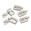 Non-Tarnish 201 Stainless Steel Split Pendants STAS-I032-100-1