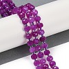 Natural Dyed White Jade Beads Strands G-H057-A20-03-2