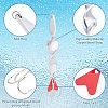 8Pcs 8 Style 201 Stainless Steel Fishing Crankbaits FIND-FH0003-68-3