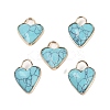 Synthetic Turquoise Faceted Pendans KK-L218-005G-02-1